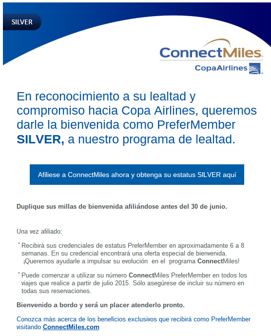 "ConnectMiles" - El Nuevo Programa De Viajero Frecuente De Copa ...